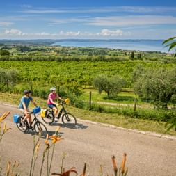 2 Radler bei Cavaion Veronese