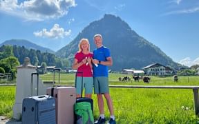 Wandern mit Gepäcktransfer