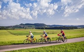 Radfahrer in Michaelbeuern