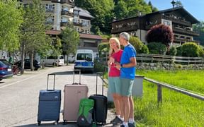 Suitcase drop-off at Hotel Fuschl