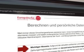 Europäische Reiseversicherung