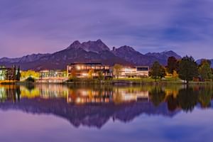 View of the Hotel Ritzenhof from the lake