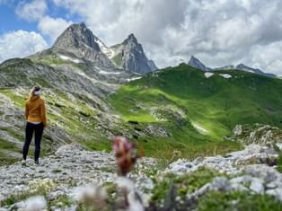 Alpenüberquerung auf der Weissschrofenspitze