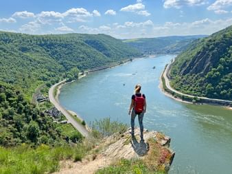 Aussichtspunkt Spitsnack am Rhein