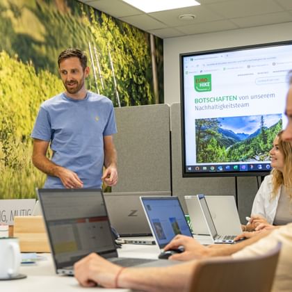 Sustainability team meeting