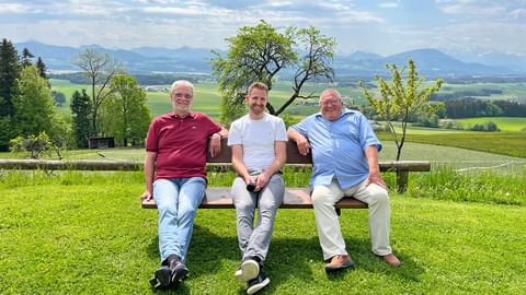 Mike interviewing Herbert and Walter